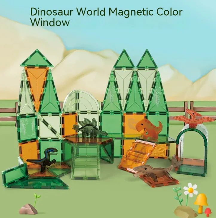 2D & 3D Magnetic Building Blocks