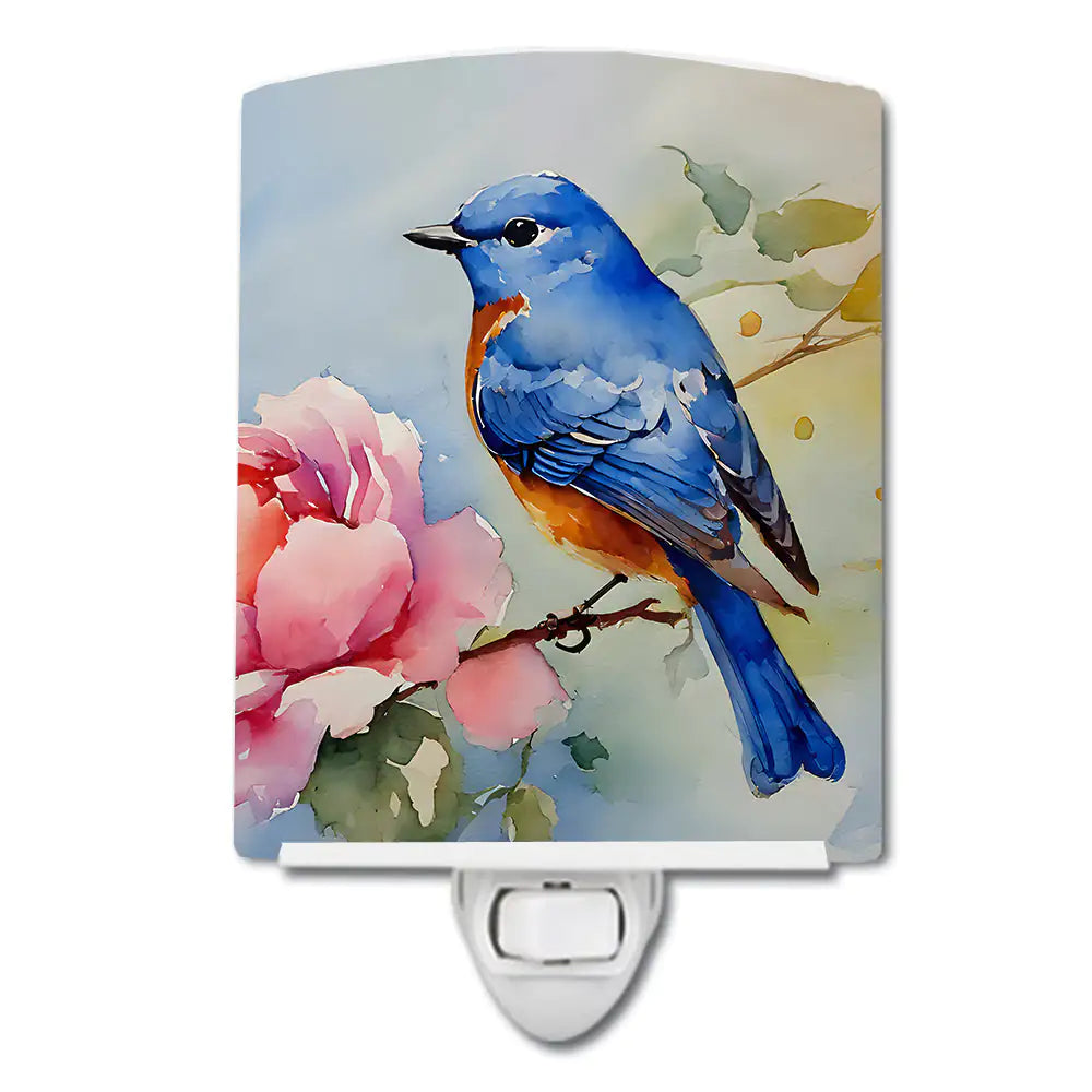 Bluebird Ceramic Night Light