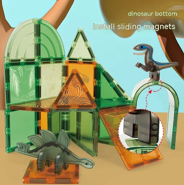 2D & 3D Magnetic Building Blocks