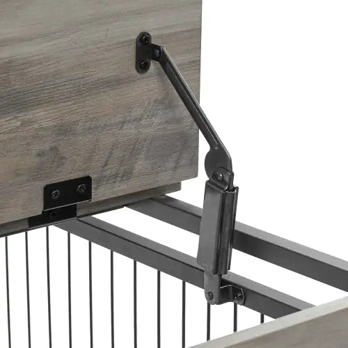 Furniture-Style Dog Crate with Wheels