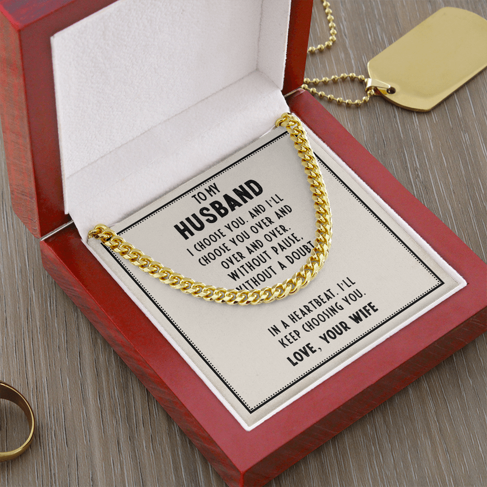 Cuban Link Chain - For Husband
