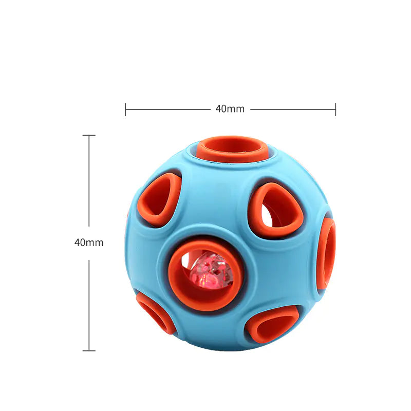 Glow-in-the-Dark Dog Toy Ball for Chewin