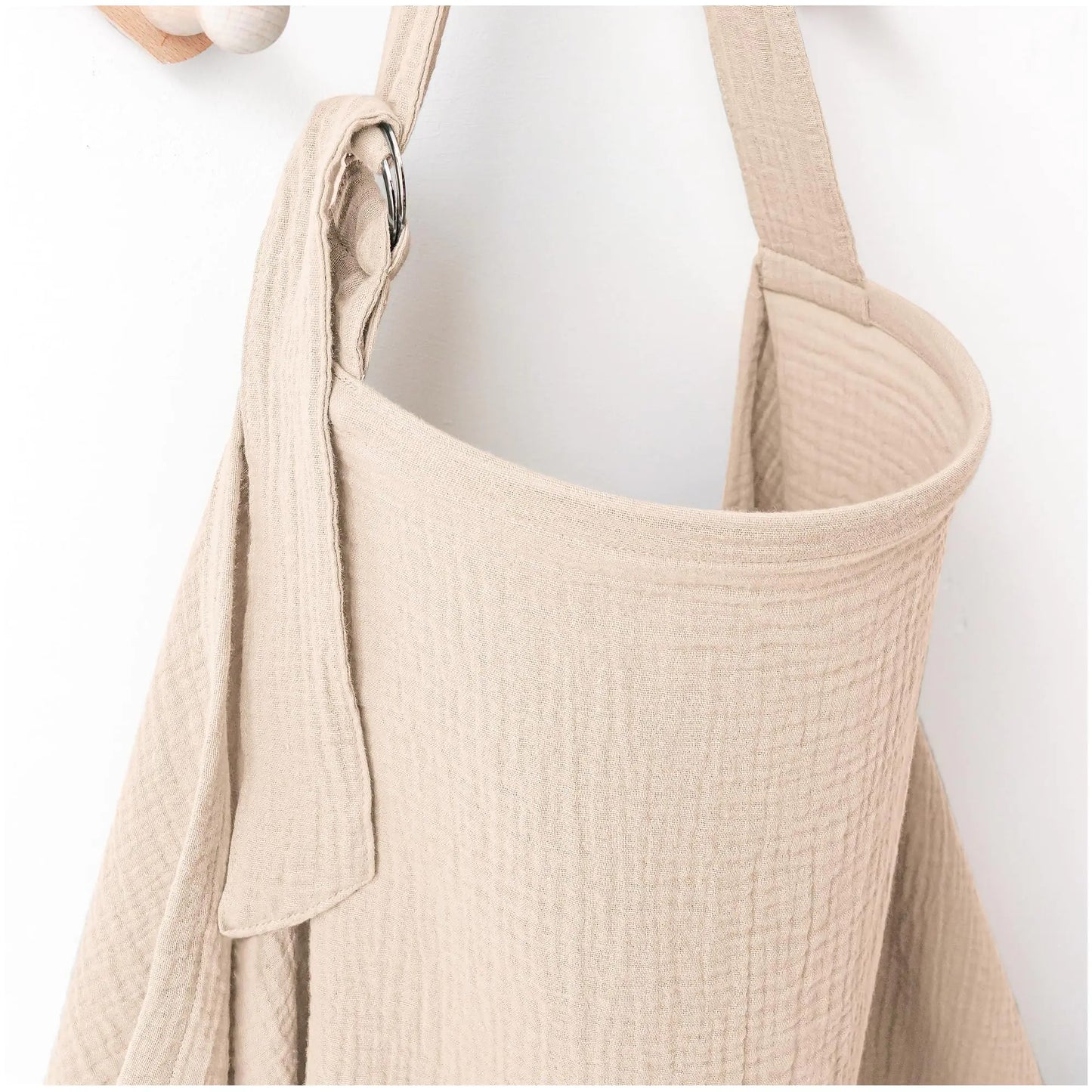 MairMore Muslin Nursing Covers for Breastfeeding Privacy Breast Feeding Cover with Arch Neckline for Mom and Baby Breathable 100% Cotton Nursing Apron Multi-use Stroller Cover