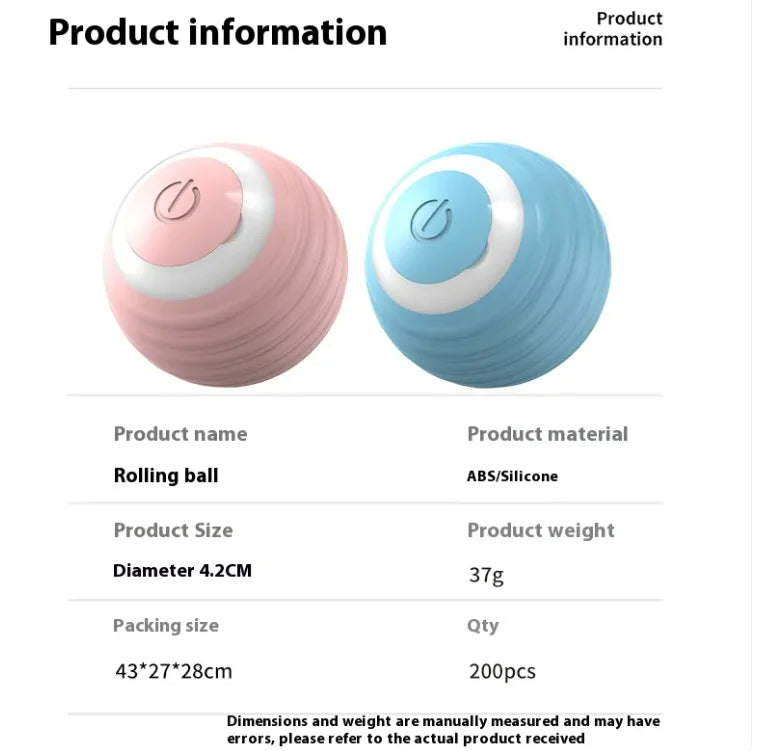 Interactive Pet Motion Ball