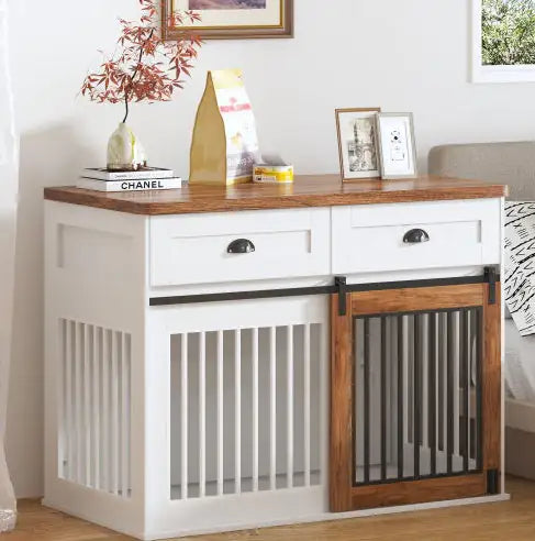 Double Door Dog Cage