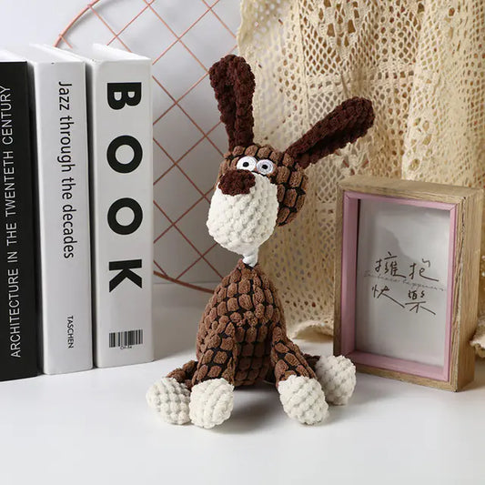 Interactive Plush Dog Toy