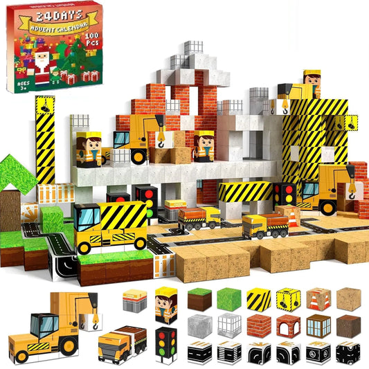 Magnetic Rail & Rescue Toy  Set