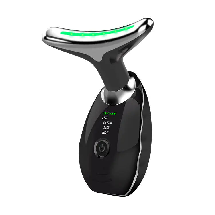 3-Color Wavy Microcurrent Facial Massager