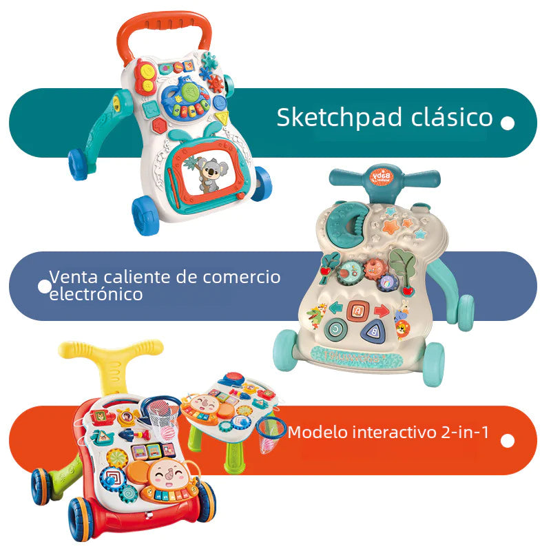 Multifunctional Musical Baby Walker Toy for Learning