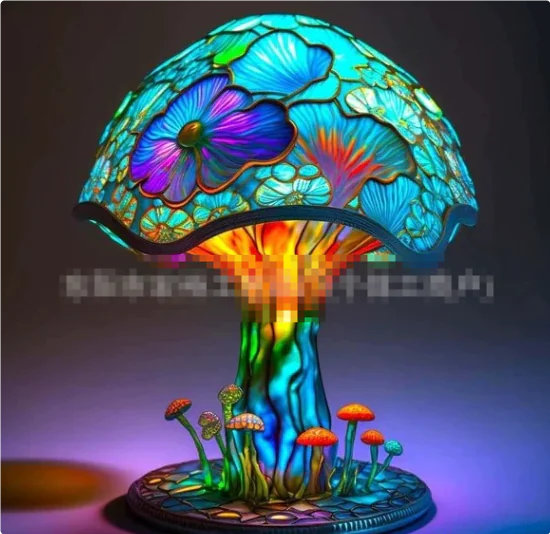 Magic Color Mushroom Lamp Decorations