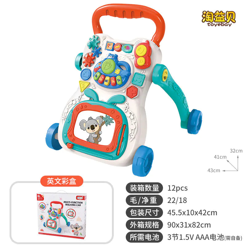 Multifunctional Musical Baby Walker Toy for Learning