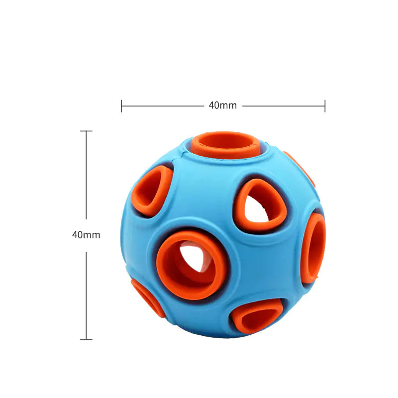Glow-in-the-Dark Dog Toy Ball for Chewin