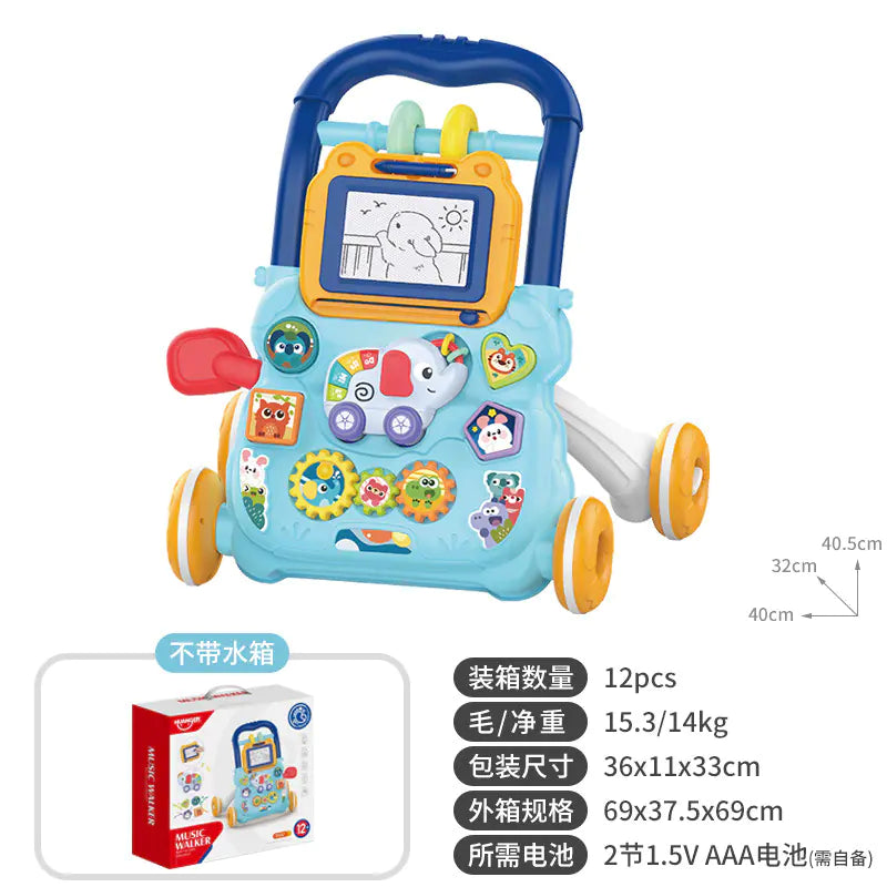Multifunctional Musical Baby Walker Toy for Learning