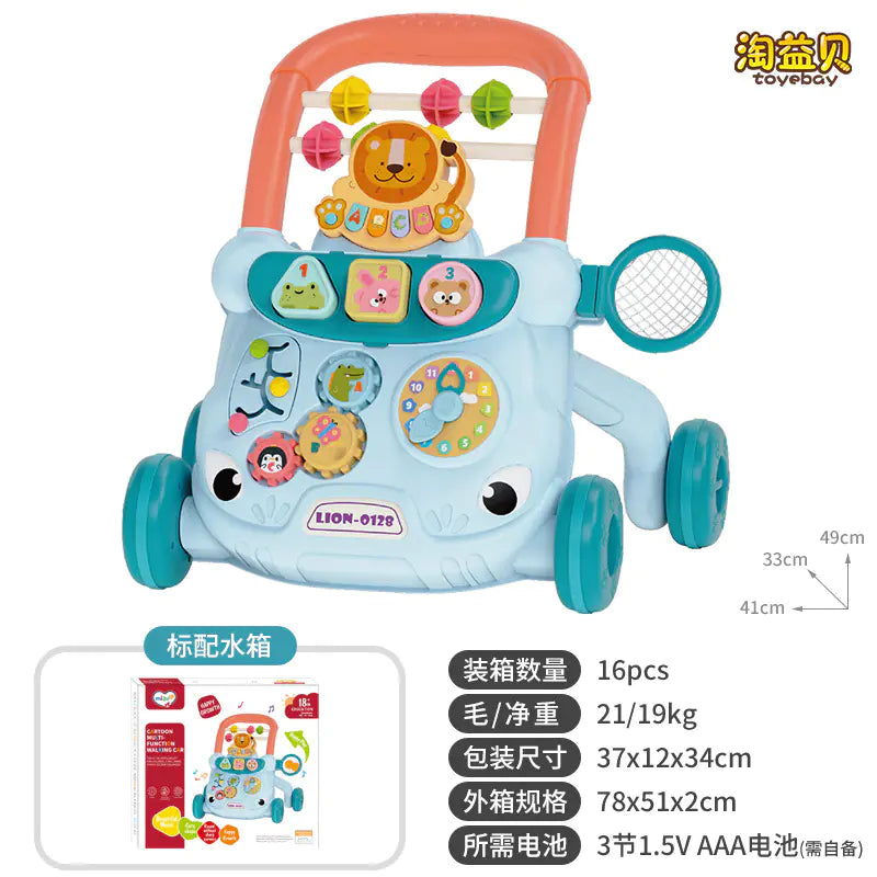 Multifunctional Musical Baby Walker Toy for Learning