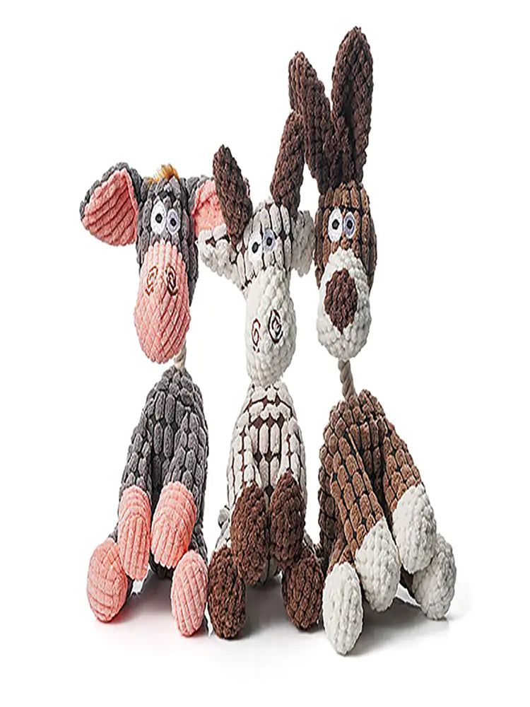 Interactive Plush Dog Toy