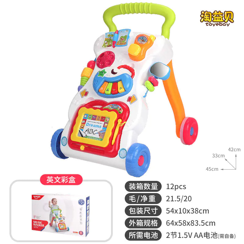 Multifunctional Musical Baby Walker Toy for Learning