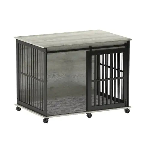 Sliding Furniture-Style Dog Cage