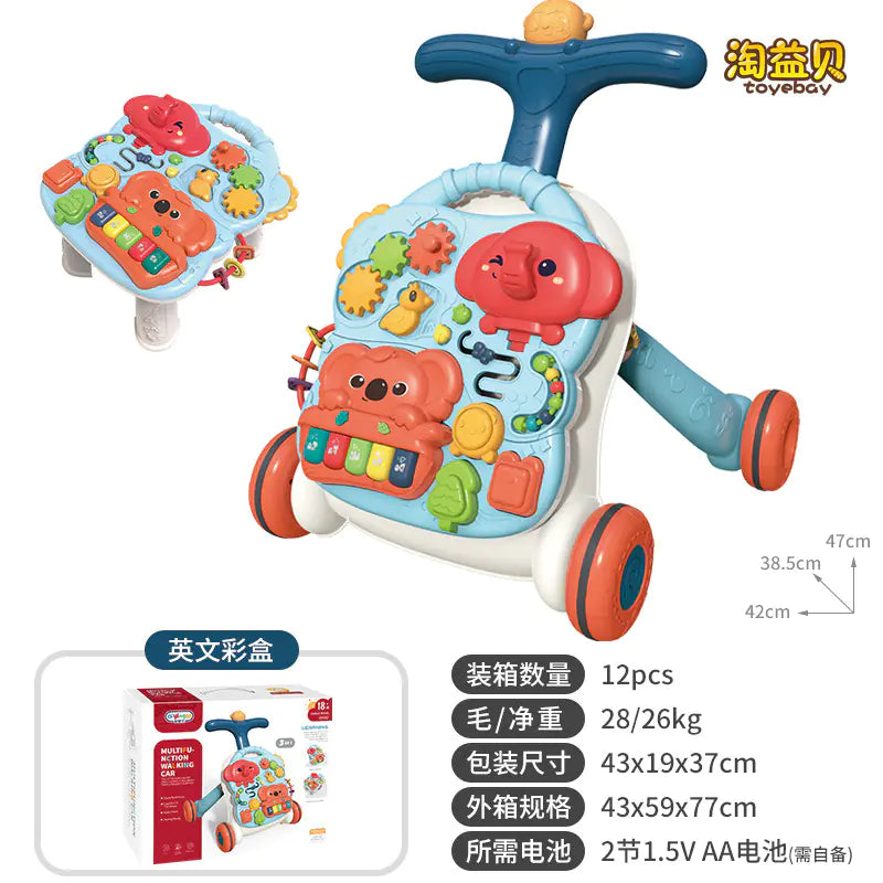 Multifunctional Musical Baby Walker Toy for Learning