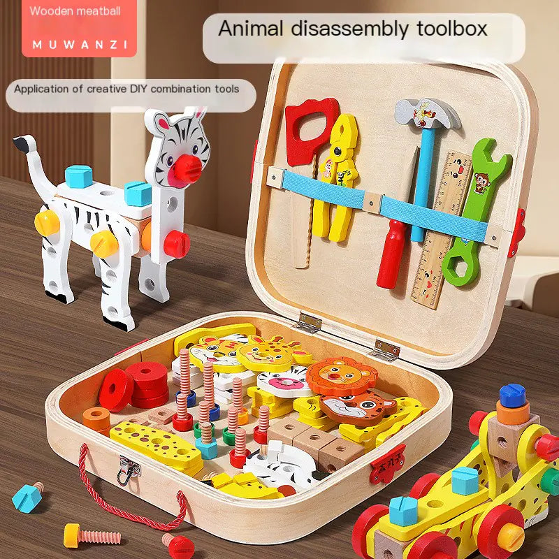 Animal-Themed Toolbox Toy