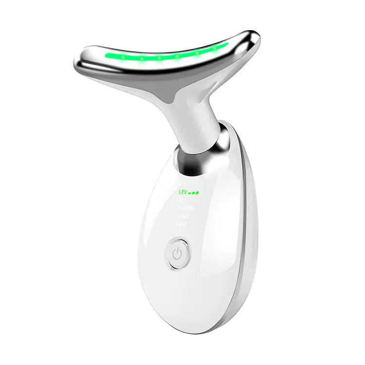 3-Color Wavy Microcurrent Facial Massager