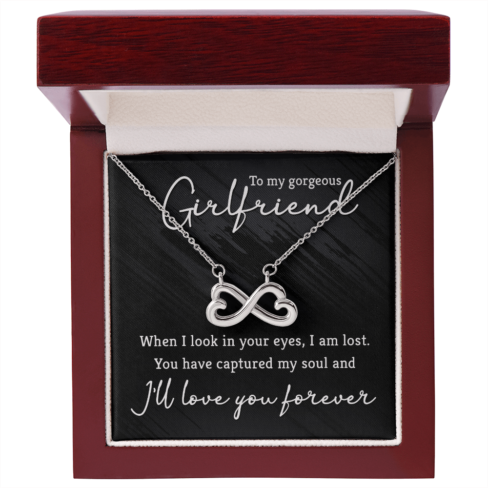 Endless Love Necklace - For Girlfriend When I Look In Your Eyes