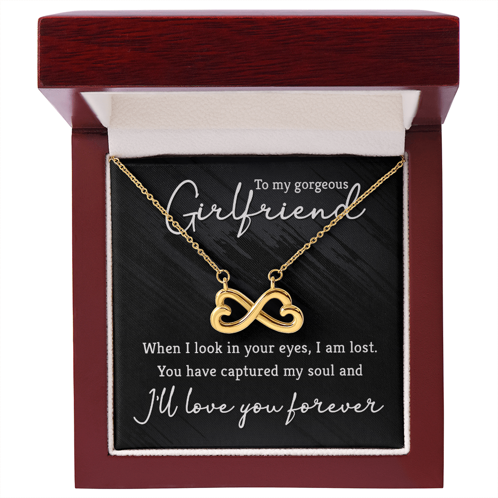Endless Love Necklace - For Girlfriend When I Look In Your Eyes