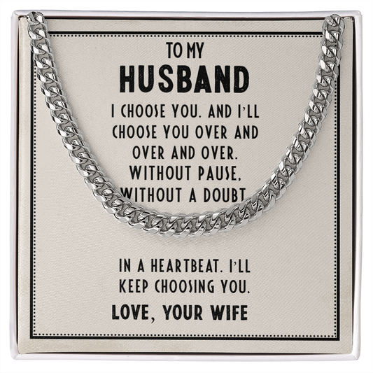 Cuban Link Chain - For Husband