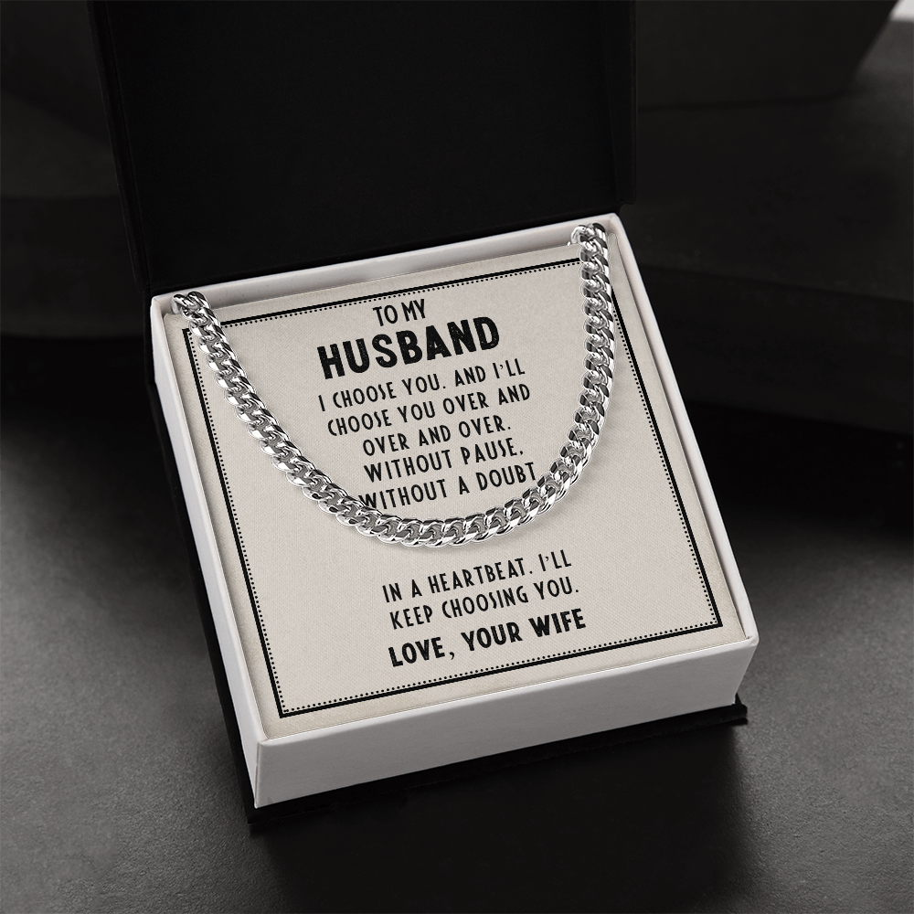 Cuban Link Chain - For Husband