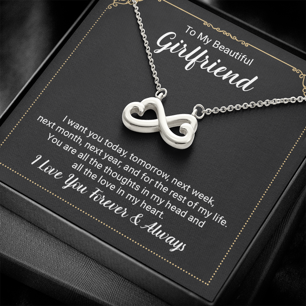 Endless Love Necklace - For Girlfriend I Want You Today