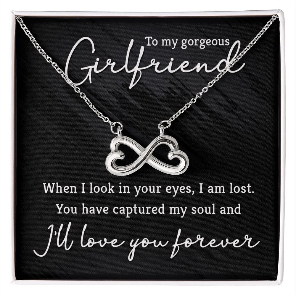 Endless Love Necklace - For Girlfriend When I Look In Your Eyes