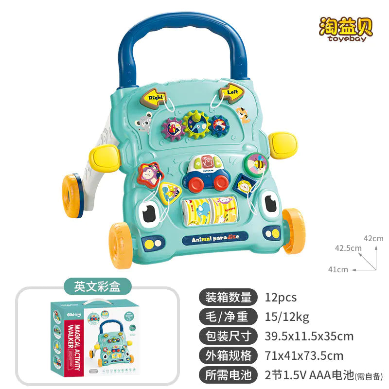 Multifunctional Musical Baby Walker Toy for Learning