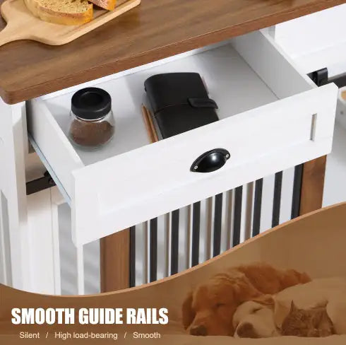 Double Door Dog Cage