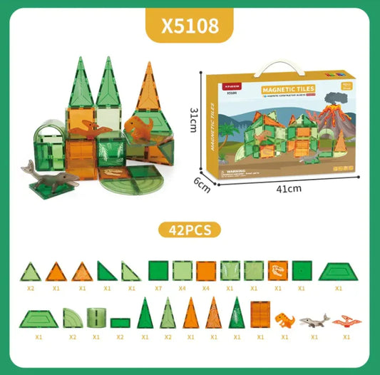 2D & 3D Magnetic Building Blocks