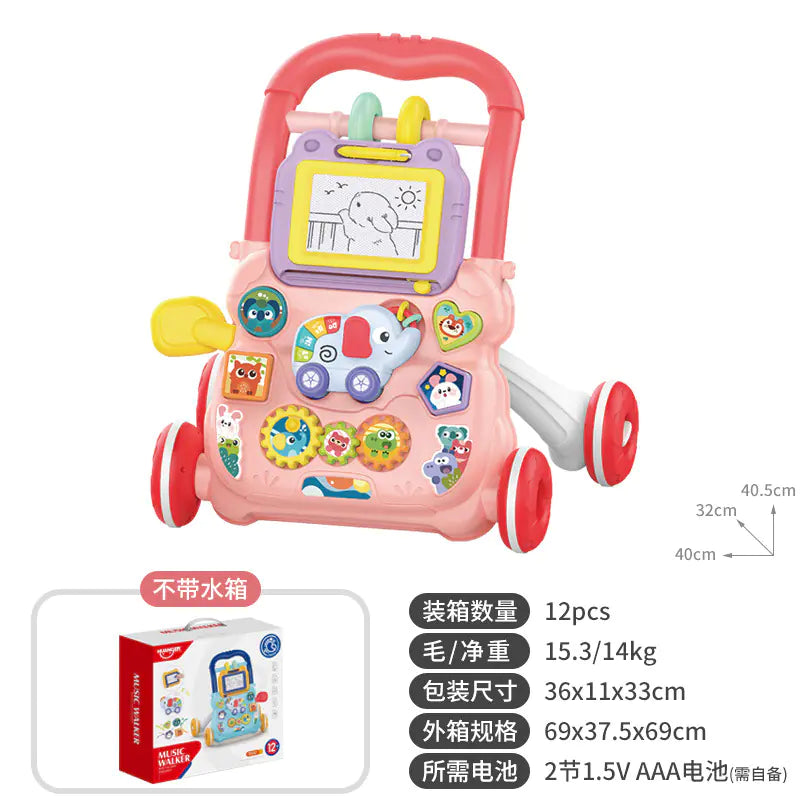 Multifunctional Musical Baby Walker Toy for Learning