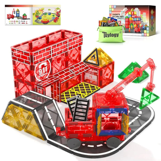 Toylogy Magnetic Fire Tiles