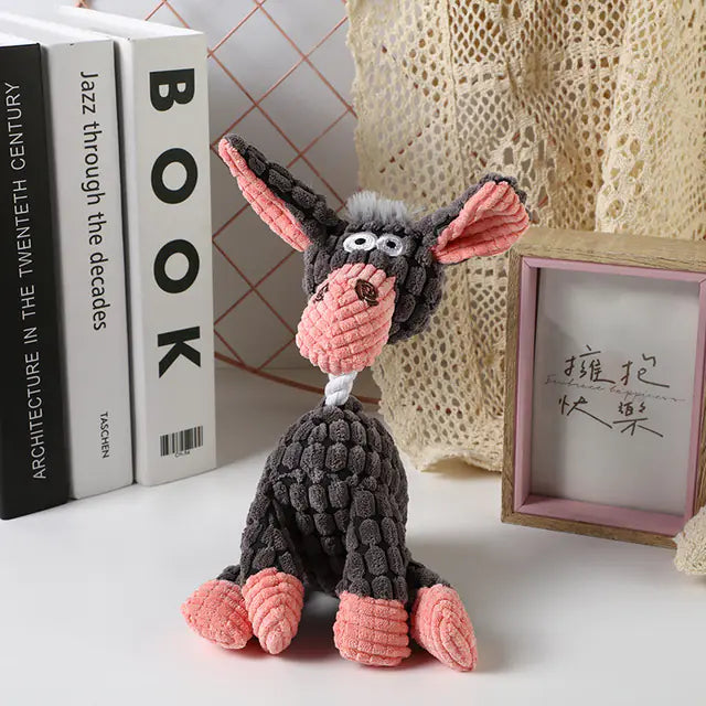 Interactive Plush Dog Toy