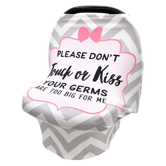 Nursing Cover for Baby Breastfeeding Stretchy Car Seat Canopy for Baby Girls/Boys Multi-Purpose Soft Breathable Nursing Cover for Shopping Cart High Chair Stroller Baby Shower Gifts(Stripe)