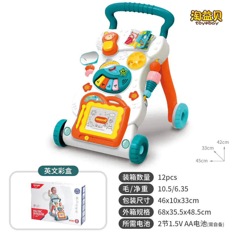 Multifunctional Musical Baby Walker Toy for Learning