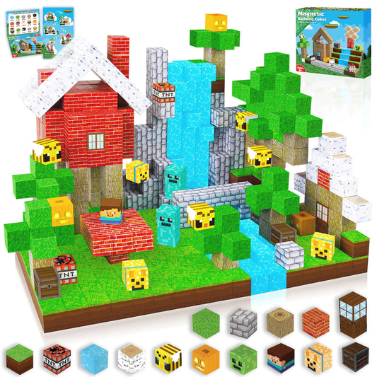 100pcs Magnetic Building Cubes
