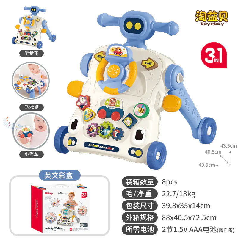 Multifunctional Musical Baby Walker Toy for Learning