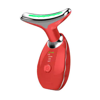 3-Color Wavy Microcurrent Facial Massager