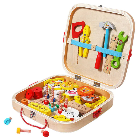 Animal-Themed Toolbox Toy