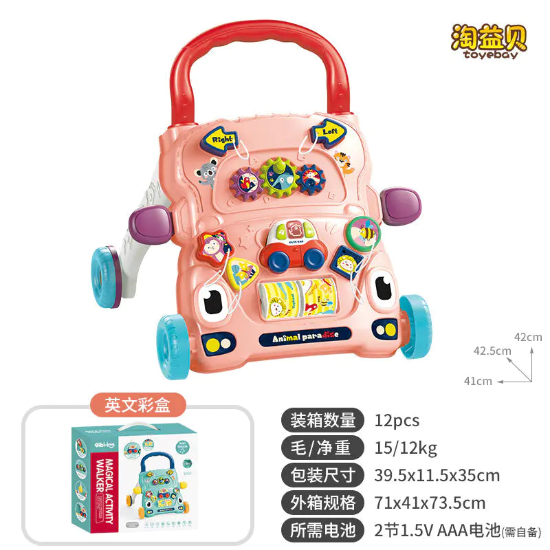 Multifunctional Musical Baby Walker Toy for Learning