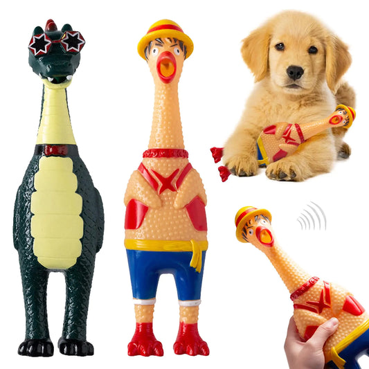 Rubber Squeaky Dog Toys